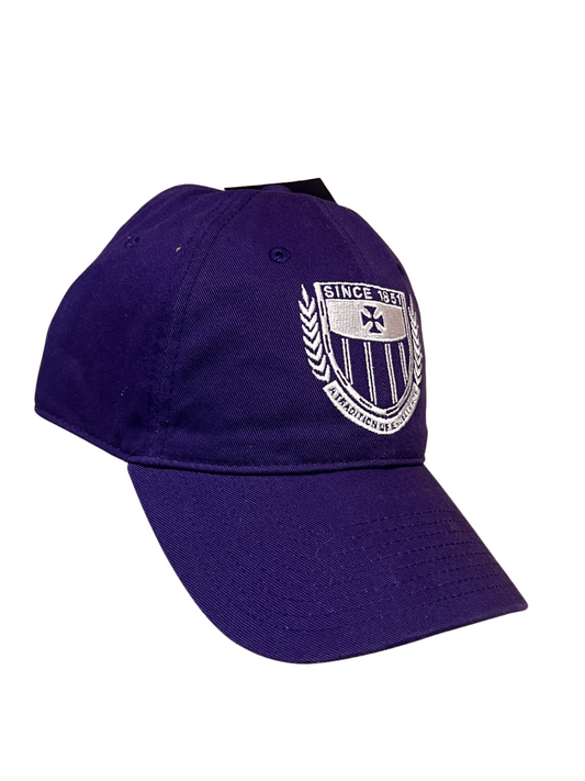 Crest Hat in Purple