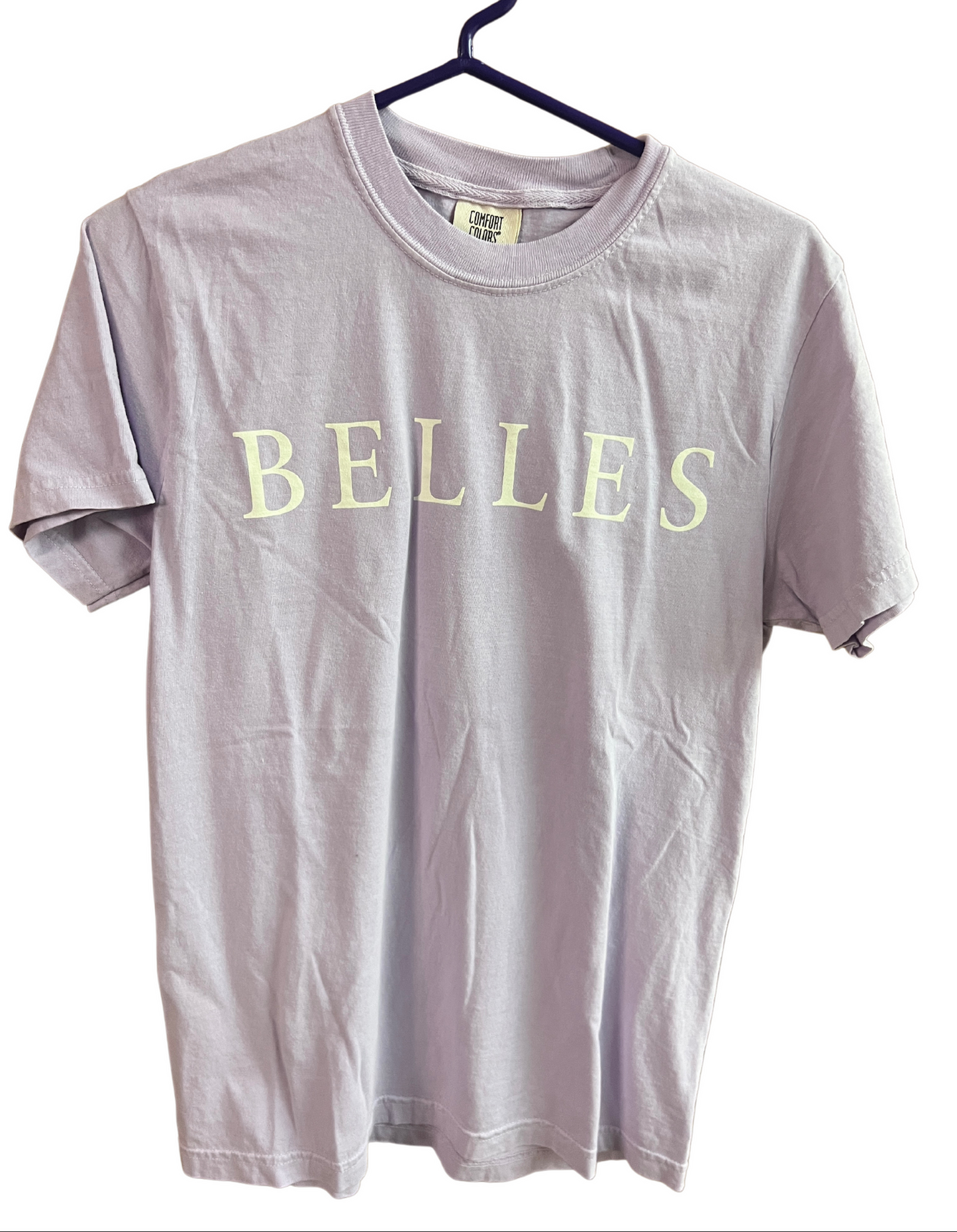 "Belles" Crewneck Tee in Orchid