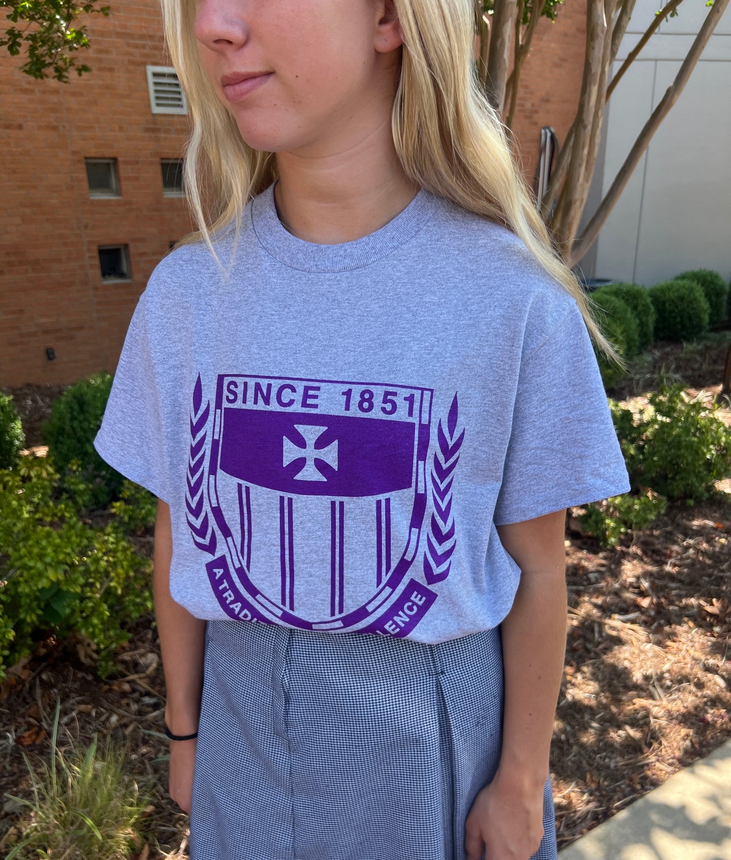 Crewneck Tee with Crest
