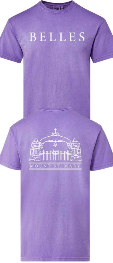 Gate Sketch Tee in Purple
