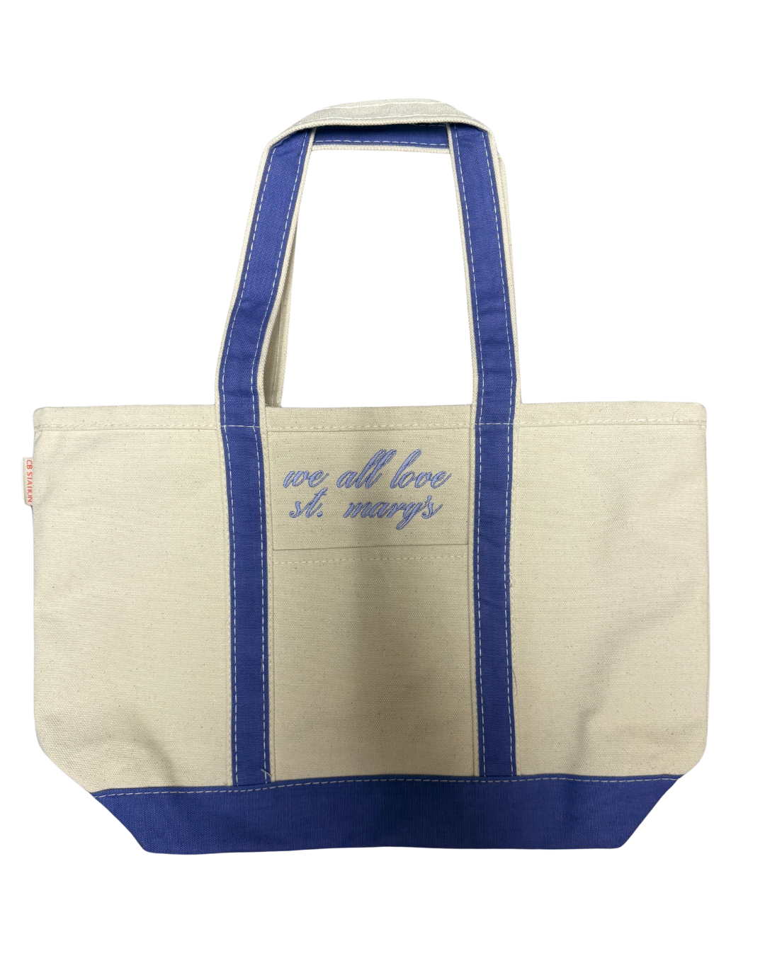Medium Purple Stripe Boat Totes
