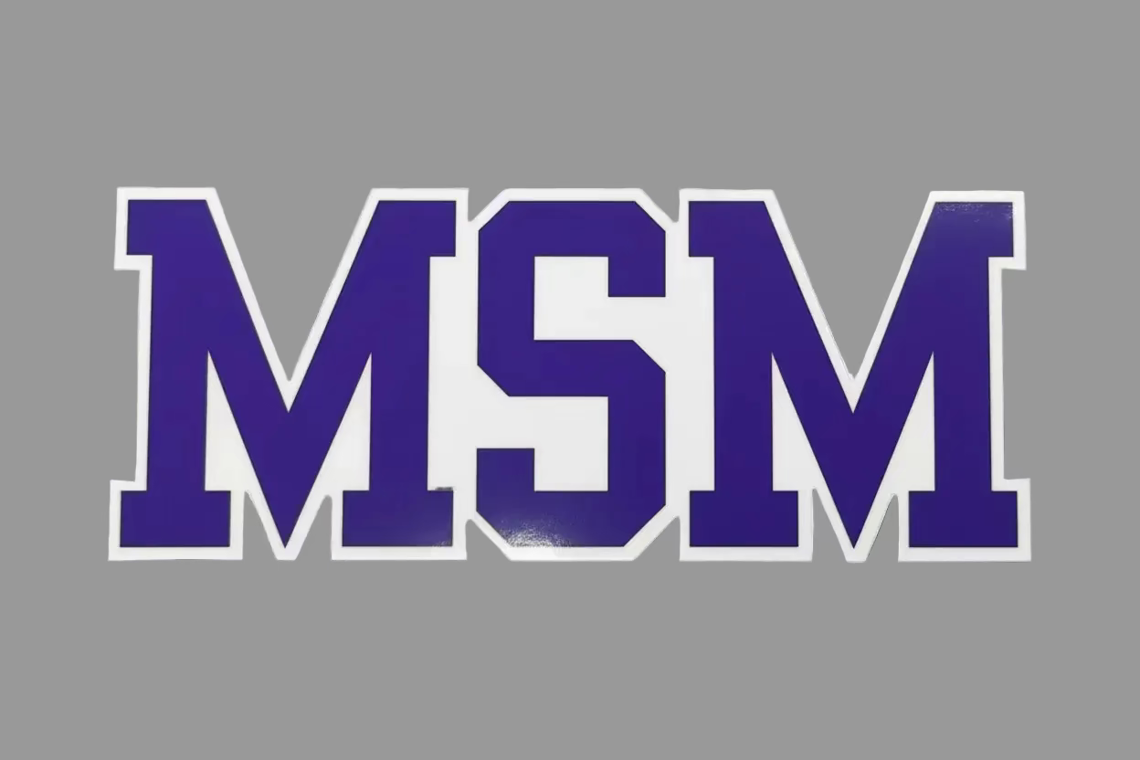"MSM" Die-Cut Sticker