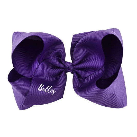 "Belles" Purple Hairbow