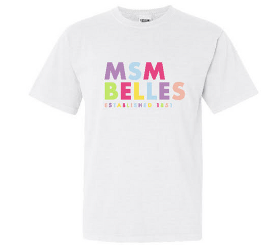 "MSM Belles" Multicolor Crewneck Tee