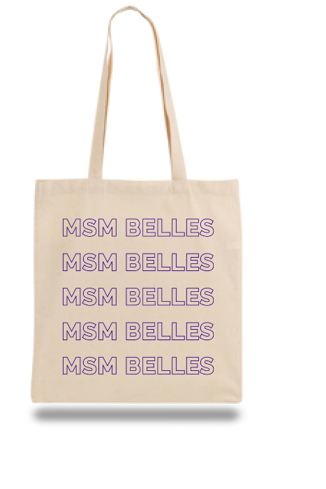 "MSM Belles" Canvas Tote Bag