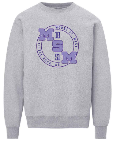 "MSM" Vintage Sweatshirt in Gray