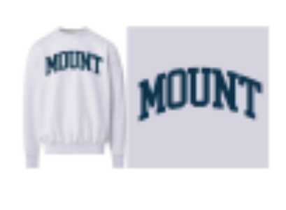 "Mount" Crewneck in Marble Heather