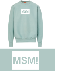 "MSM!" Crewneck in Greenstone