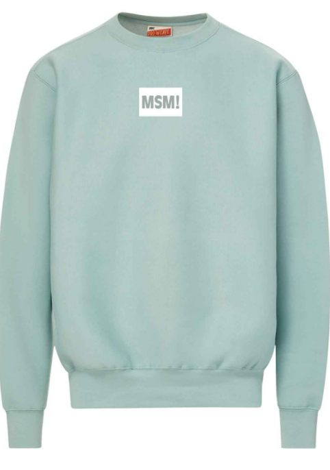 "MSM!" Crewneck in Greenstone