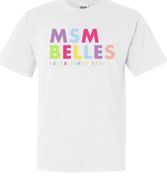 "MSM Belles" Multicolor Crewneck Tee